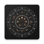 black horoscope android application logo